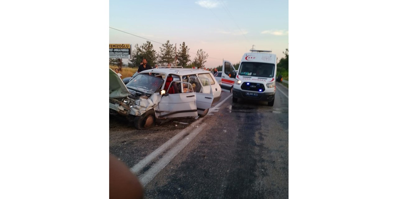 Osmaniye'de 4 otomobil zincirleme kazaya karıştı; 1 ölü, 6 yaralı