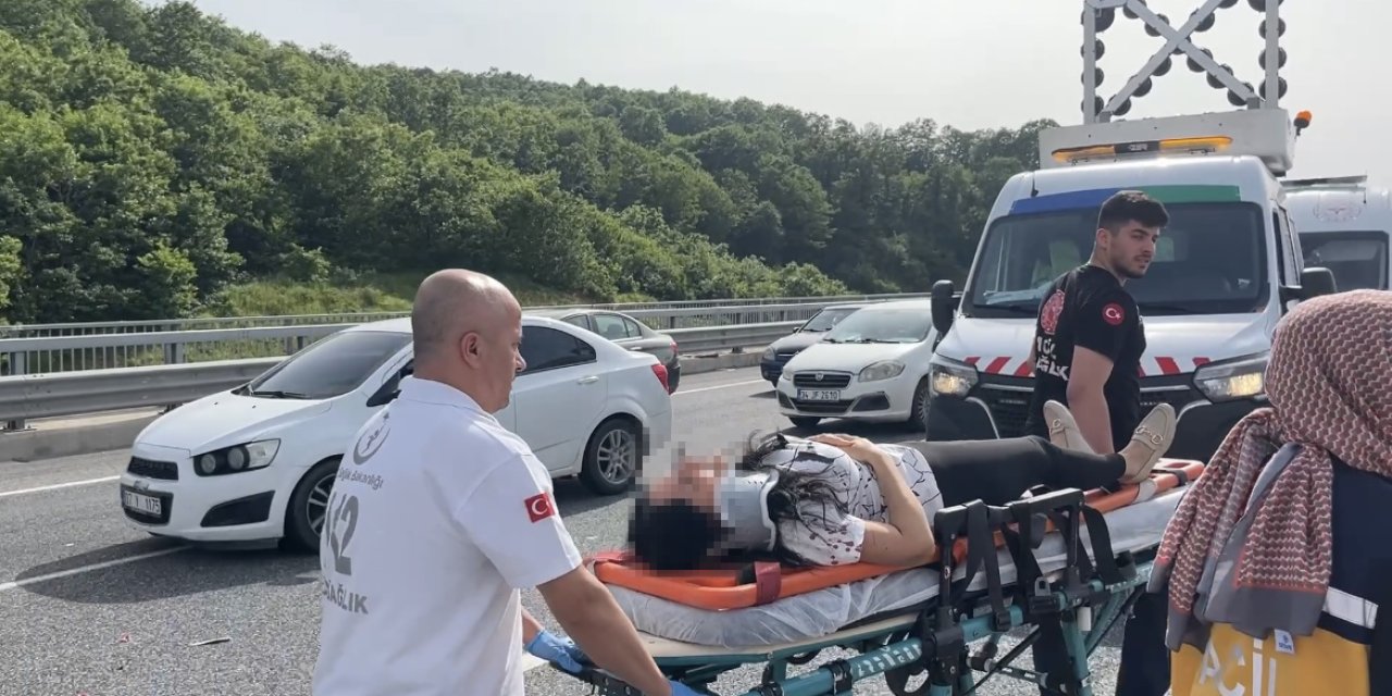 Kuzey Marmara Otoyolu’nda zincirleme kaza: 1’i ağır 5 yaralı