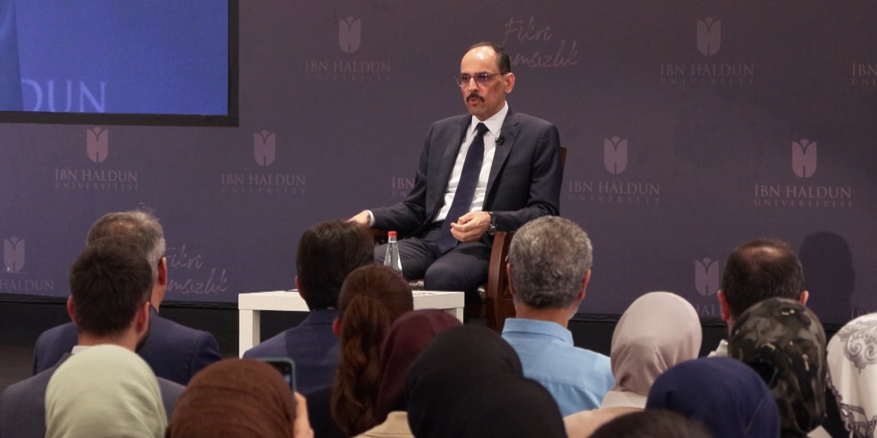 İstanbul - MİT Başkanı Kalın, İbn Haldun Akademi'nin kapanış dersine katıldı