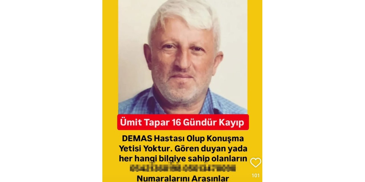 Sultangazi'de 16 gündür kayıp olan Ümit Tapar’ın cesedi bulundu