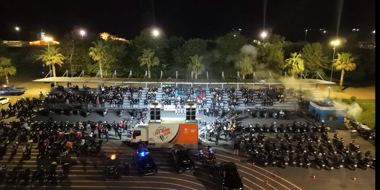 Samsun Emniyet Müdürlüğü'nden Motosiklet Sürücülerine Yönelik Söyleşi