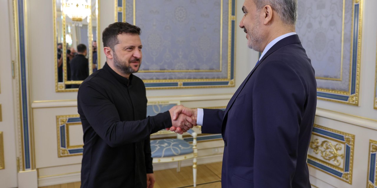 Dışişleri Bakanı Fidan, Ukrayna Devlet Başkanı Zelenskiy ile görüştü