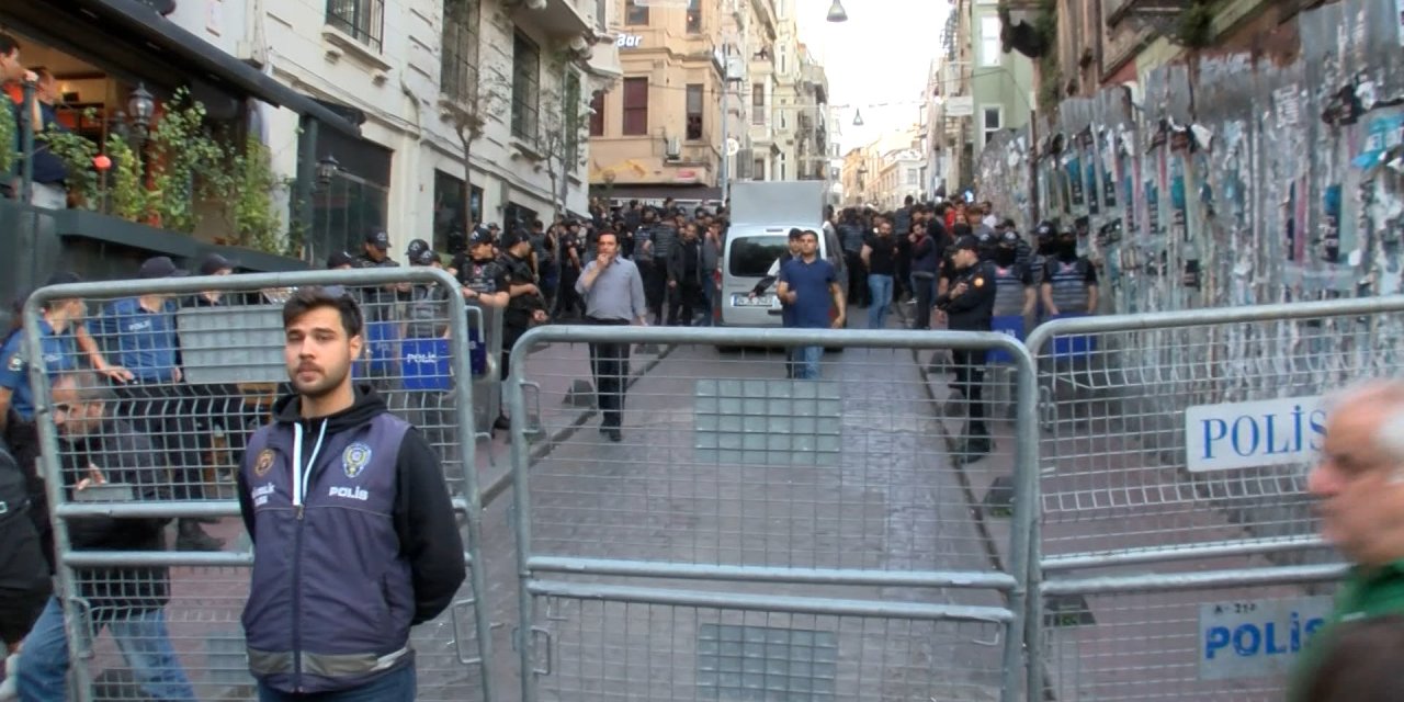 Beyoğlu'nda Gezi olaylarının yıl dönümünde izinsiz gösteri; gözaltına alındılar