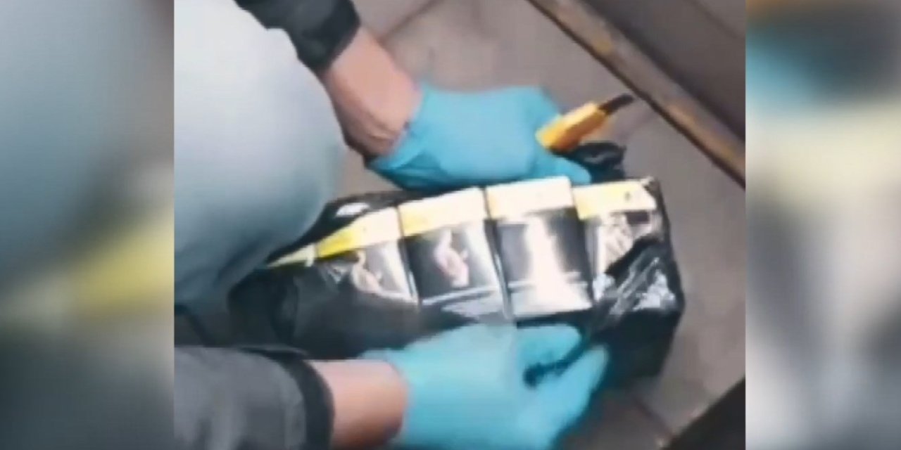 Yalova'da TIR'da bin 350 paket kaçak sigara ele geçirildi