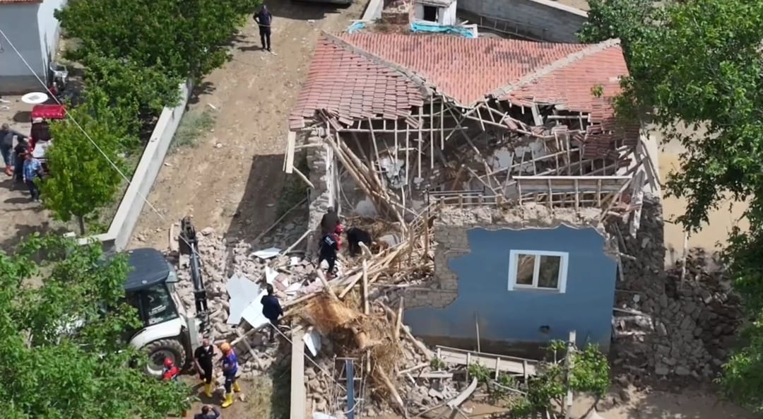 Kırşehir’de Selin Hasarı, Dronla Görüntülendi