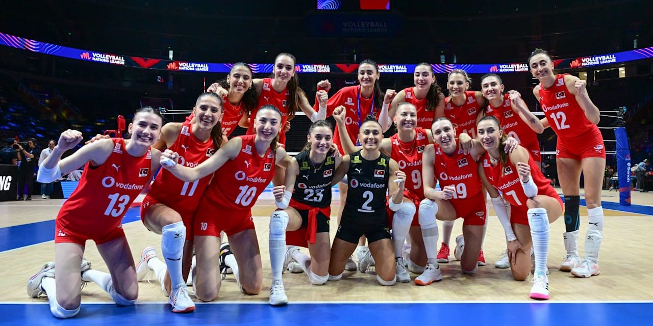 A Milli Kadın Voleybol Takımı, Milletler Ligi’ne galibiyetle başladı