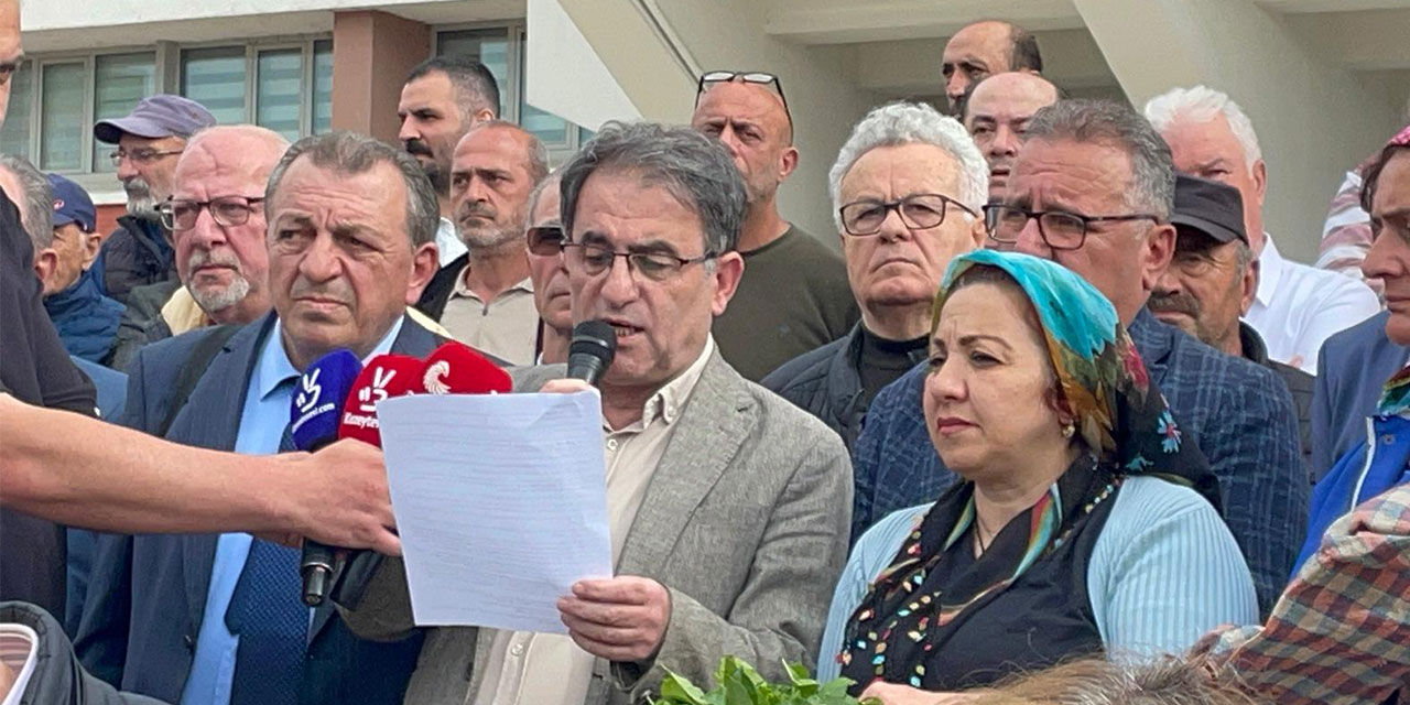 CHP Rize İl Başkanı Deniz'den ÇAYKUR Önünde Tepki