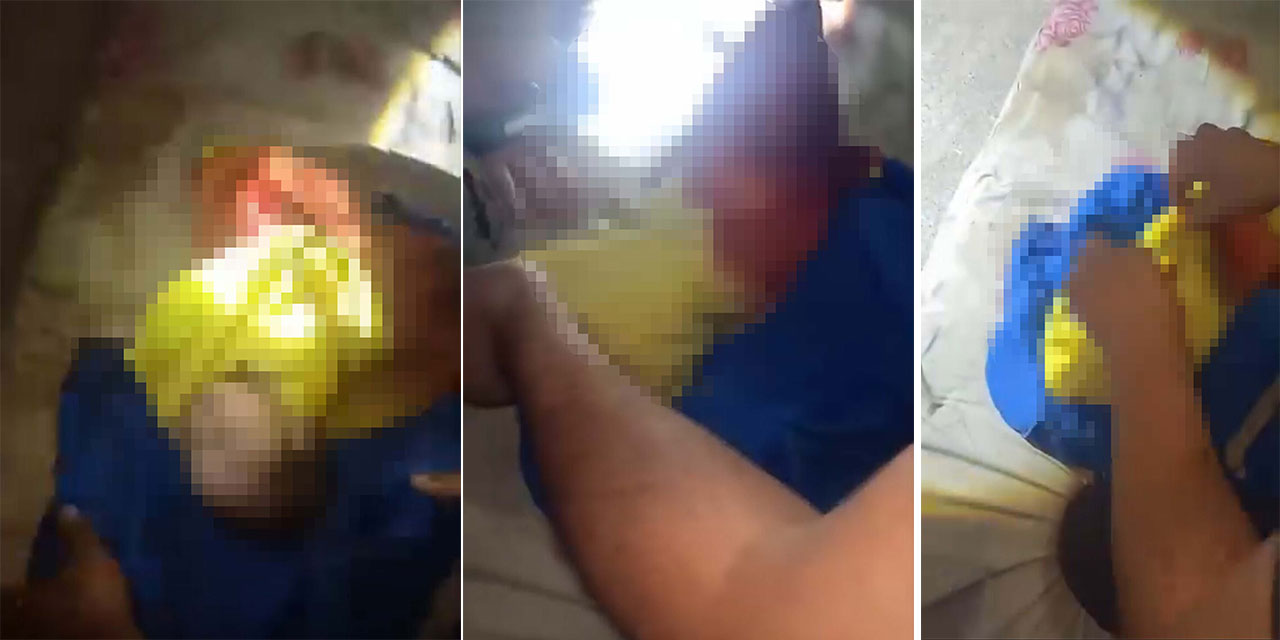 Evin çatısında doğan bebek hayatını kaybetti