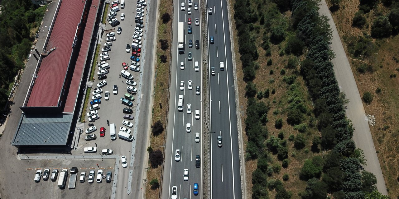 Tem Otoyolu Kocaeli Geçişinde Kısmi Yoğunluk