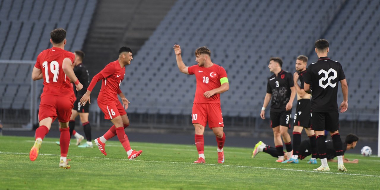 Türkiye Ümit Millî Takımı, Arnavutluk'u 1-0 yendi