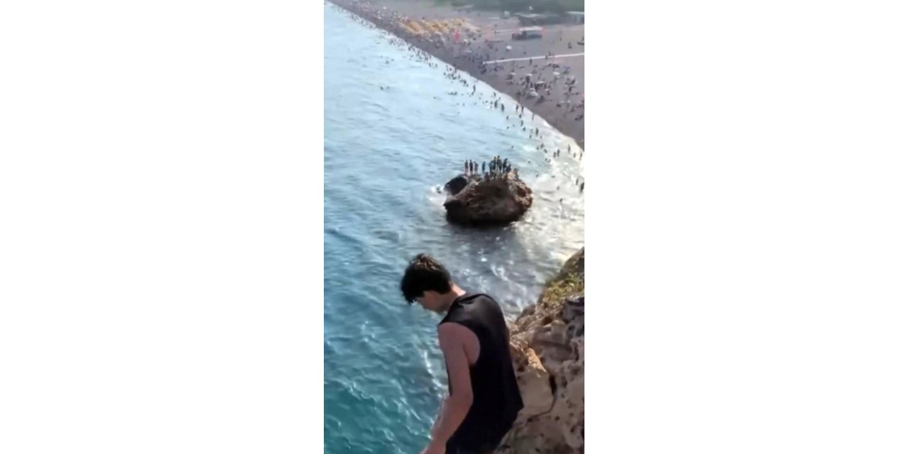 40 Metreden Suya Atlayıp, Ağır Yaralandı