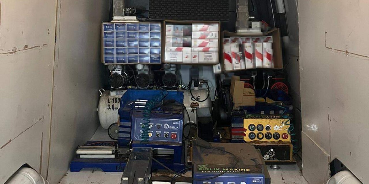 Tekirdağ'da Kaçak Sigara İmalathanesine Operasyon: 2 Gözaltı