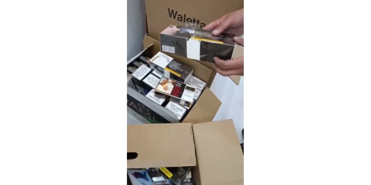 Aydın'da kaçak sigara operasyonu