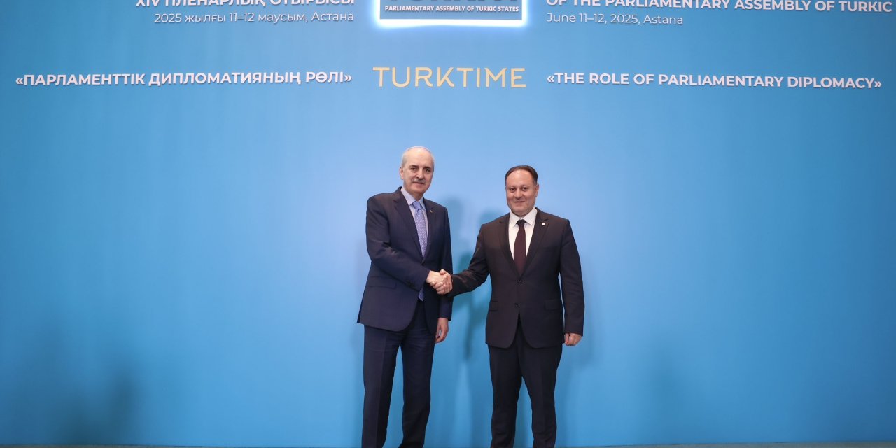 TBMM Başkan Kurtulmuş, KKTC Cumhuriyet Meclisi Başkanı Öztürkler ile görüştü