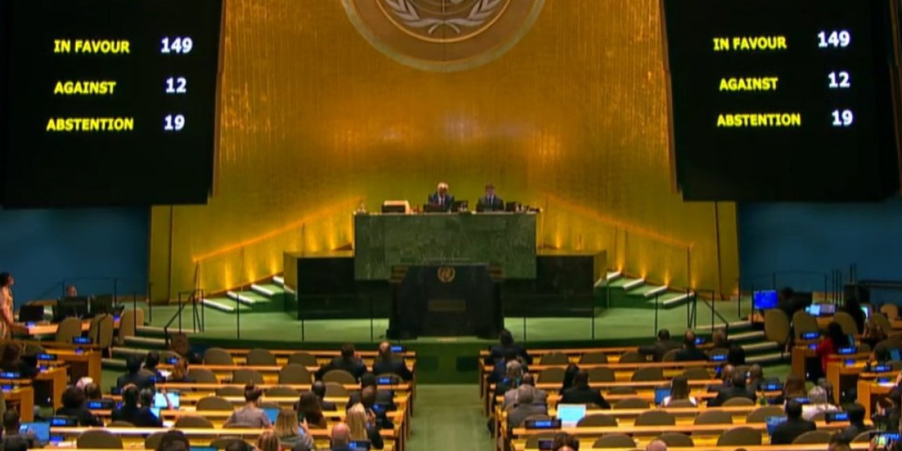 BM Genel Kurulu'nda, 'Gazze'de acil ateşkes' tasarısı kabul edildi