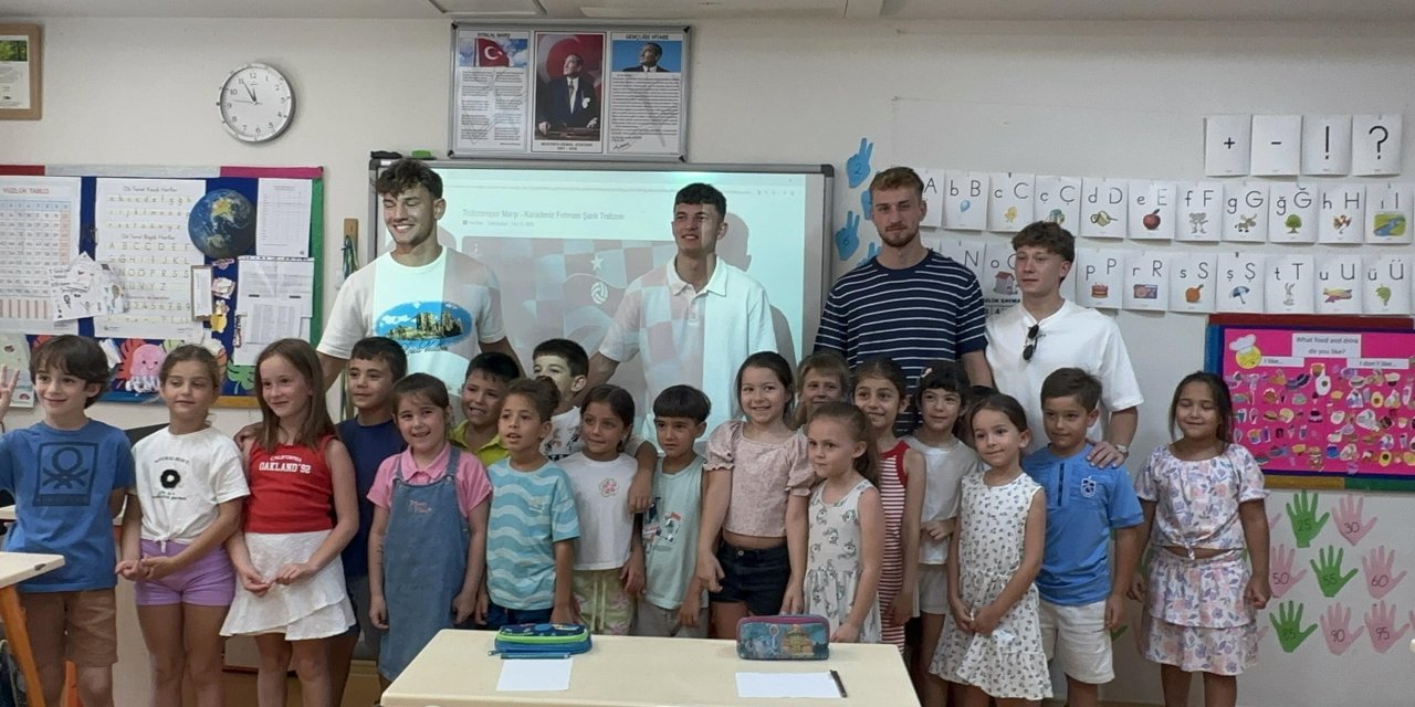Trabzonsporlu gençler Marmaris’te öğrencilerle buluştu
