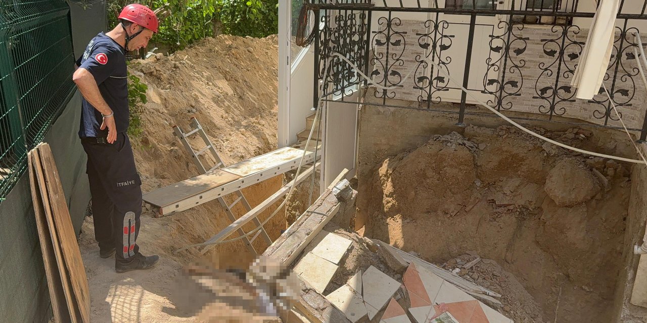 Çöken balkonun altında kalan Suriyeli işçi öldü