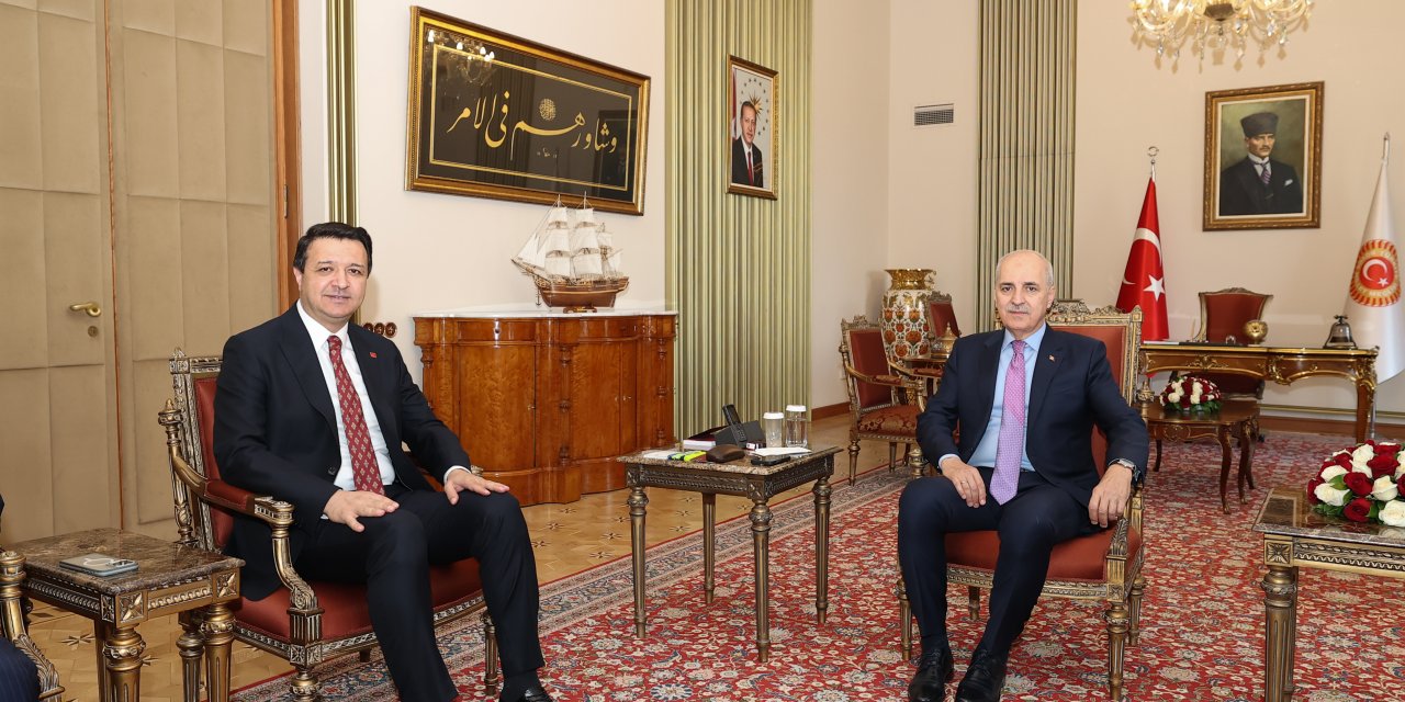 TBMM Başkanı Kurtulmuş, Arıkan'ı kabul etti