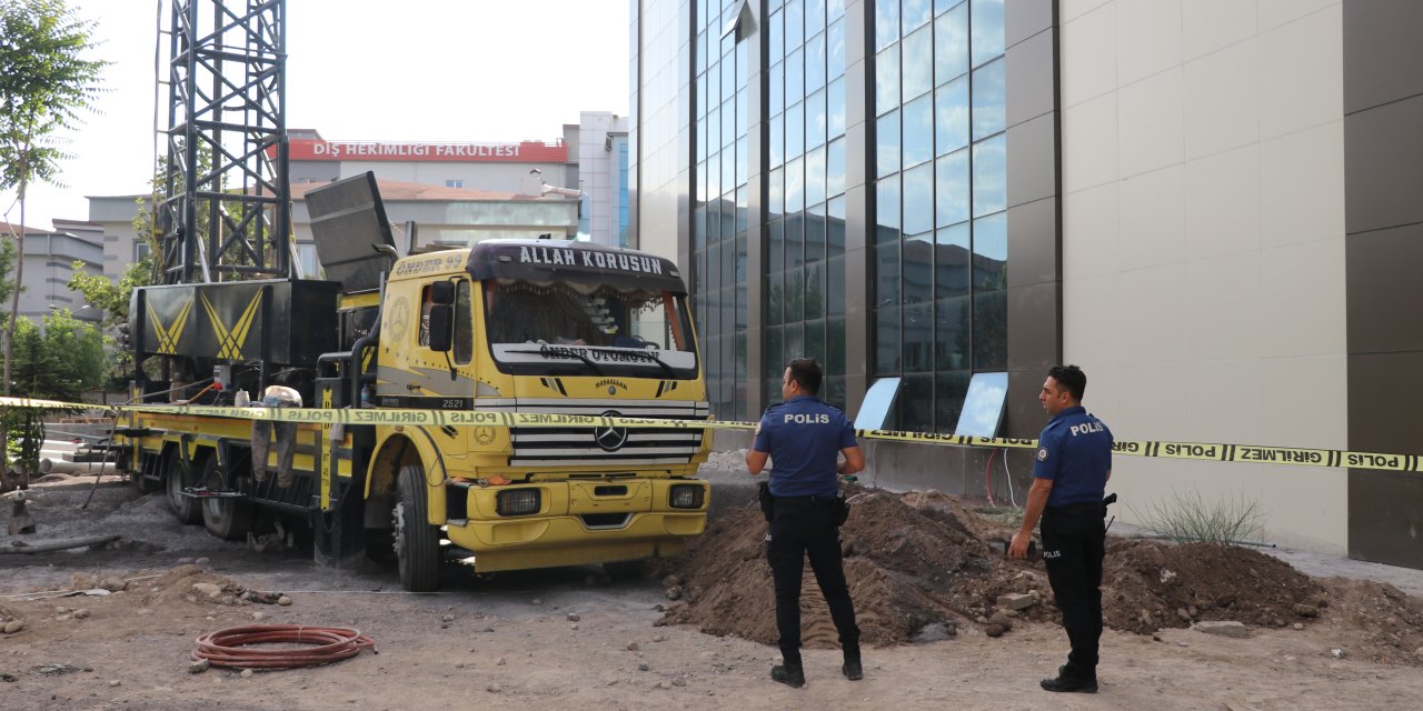 Kayseri'de, sondaj kuyusuna düşen işçi boğuldu