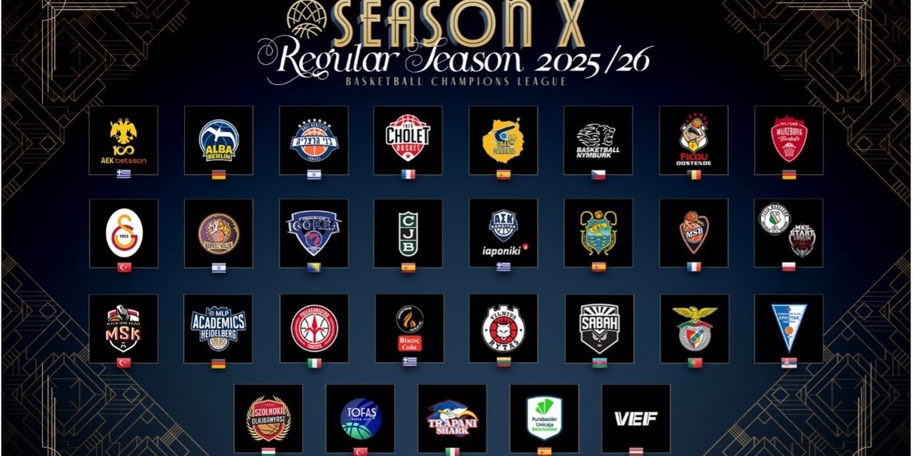 Basketbol Şampiyonlar Ligi’nin 10’uncu sezonunda 4 Türk takımı yer alacak