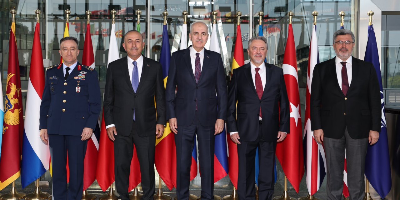TBMM Başkanı Kurtulmuş, Türkiye’nin NATO Daimi Temsilciliği’ni ziyaret etti