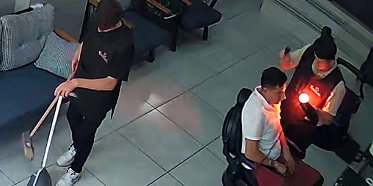 Fön makinesi bomba gibi patladı; o anlar kamerada