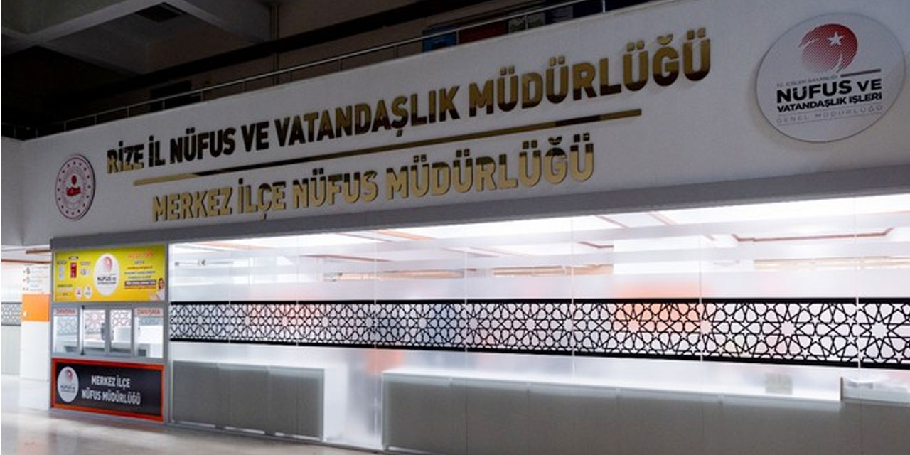 Rize Nüfus Müdürlüğü'nden 19 YKS Adayına Kimlik Kartı!