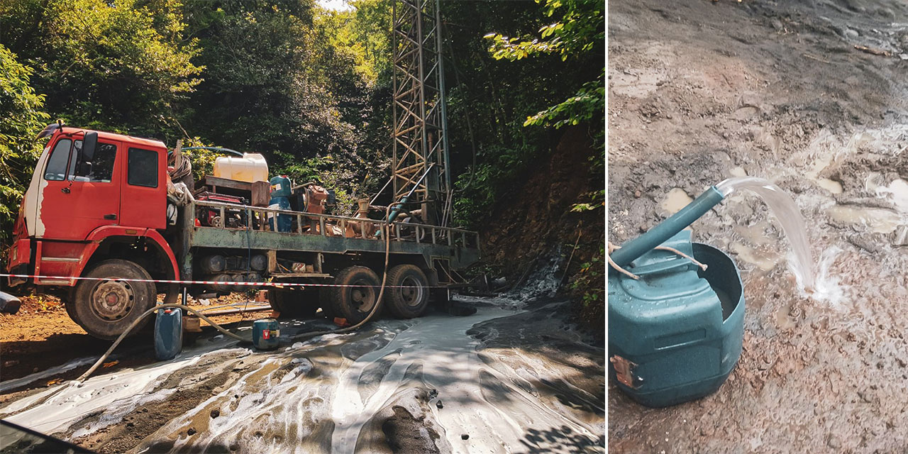 Rize'de Balıkçılar Köyü için 1,5 lt/sn yer altı su kaynağına ulaşıldı