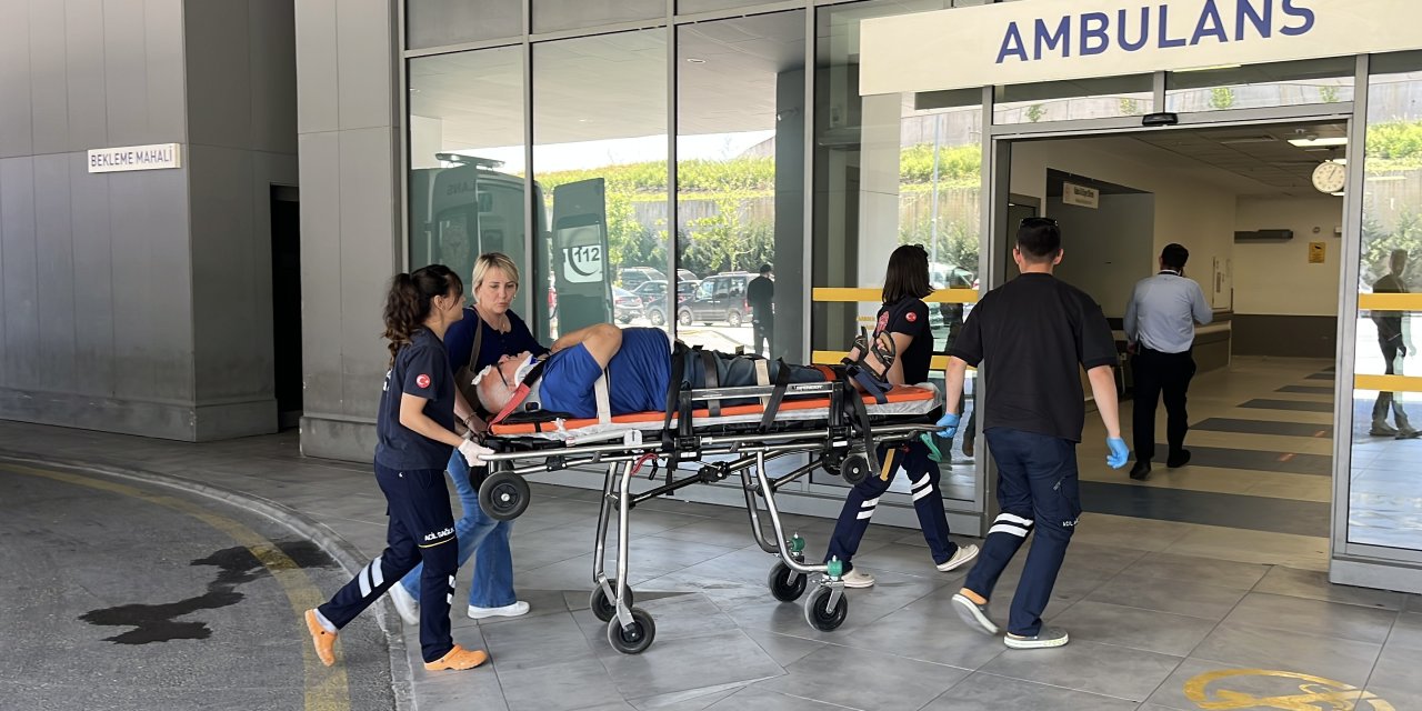 Kocaeli'de otomobil ağaca çarptı; sürücü ile eşi yaralı