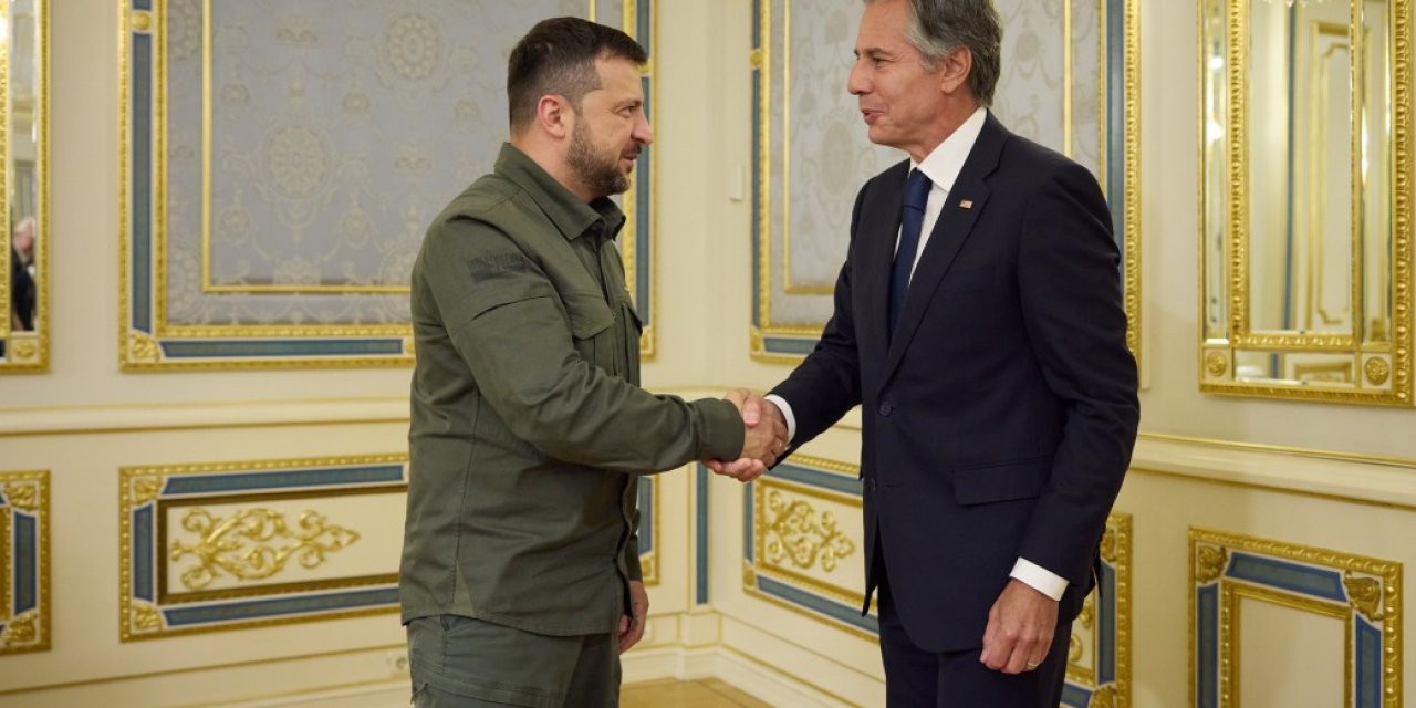 Blinken, Ukrayna Devlet Başkanı Zelenski İle Görüştü