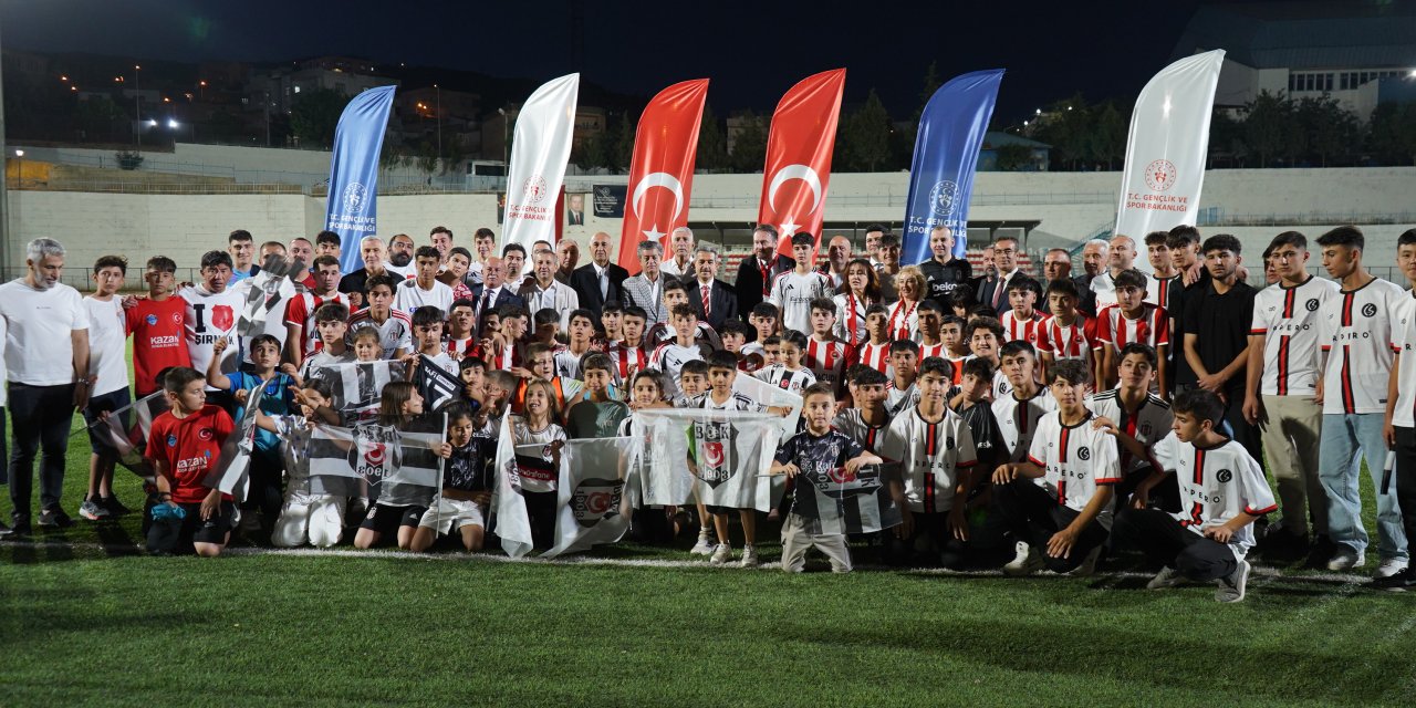Beşiktaş U-16 Takımı, Şırnak Petrolspor U-16 Takımıyla dostluk maçı yaptı