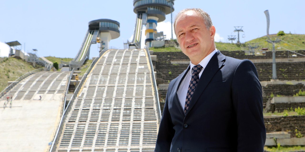 Türkiye'nin Tek Kayakla Atlama Kulelerinin Pistleri Ahşapla Kaplanacak