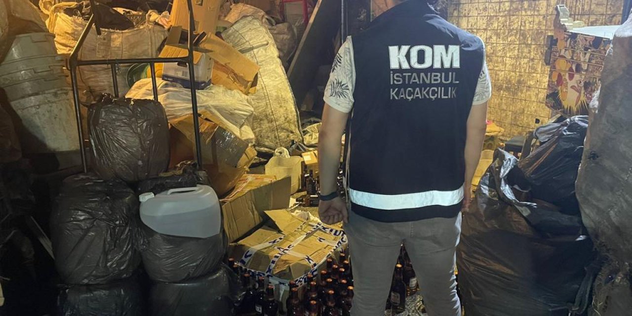 İstanbul’da Son 3 Ayda Sahte İçki Üretimi Ve Ticareti Yapan 34 Kişi Yakalandı
