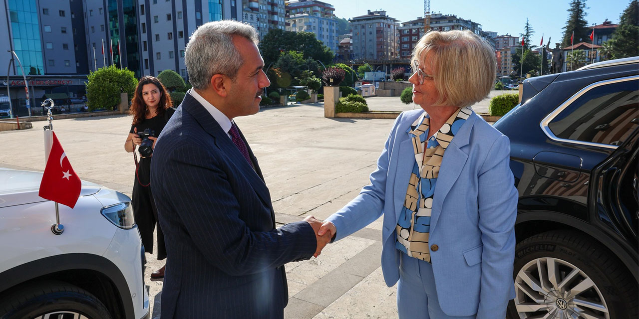 Almanya Büyükelçisi Sorg'dan Rize Valisi Baydaş’a Ziyaret