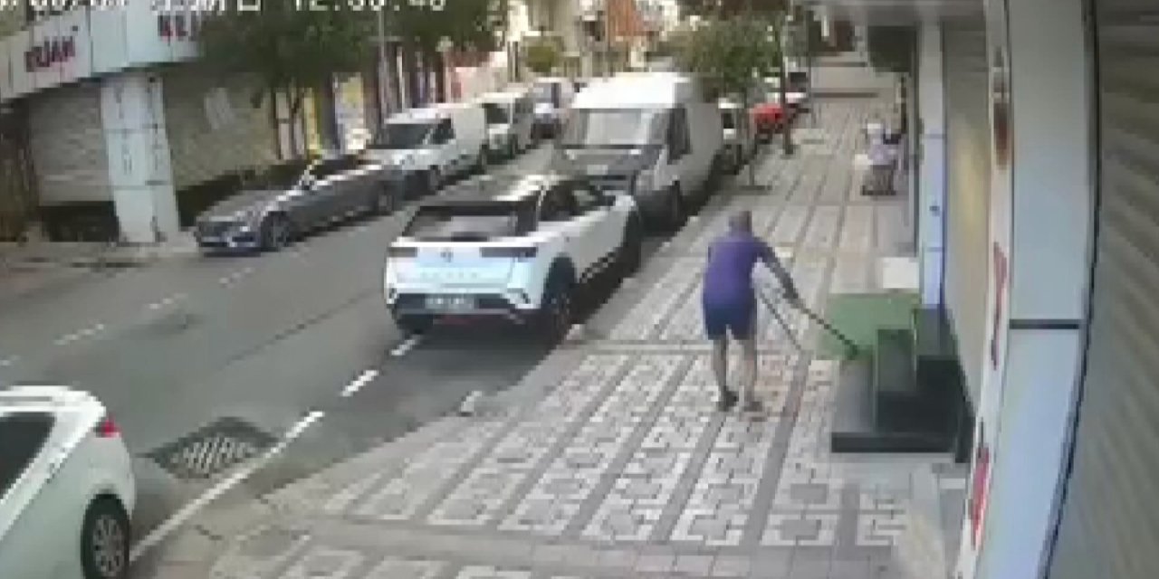 Zeytinburnu'nda El Arabalı Hırsız Merdivenin Korkuluklarını Çaldı