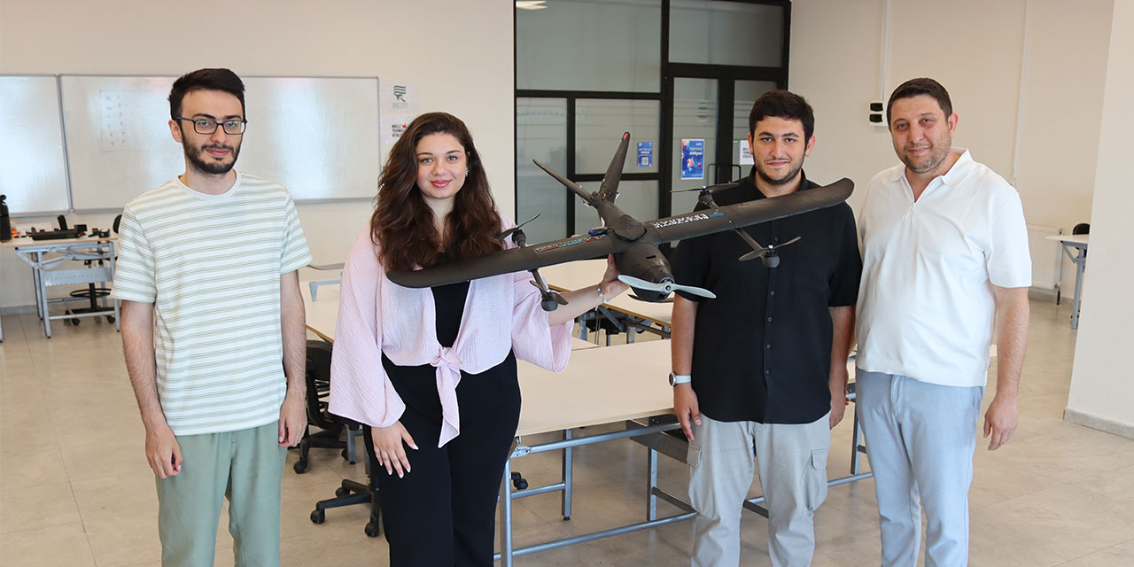 RTEÜ Öğrencilerinden Doğal Afetlerde Koordinasyon Sağlayan Dikey İniş-Kalkış Yapabilen İHA: TUNA-1