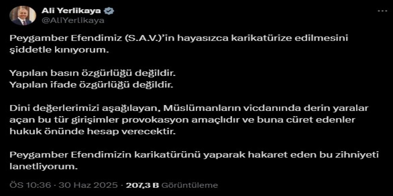 Siyasi İsimlerden Leman Dergisine Yönelik Tepki