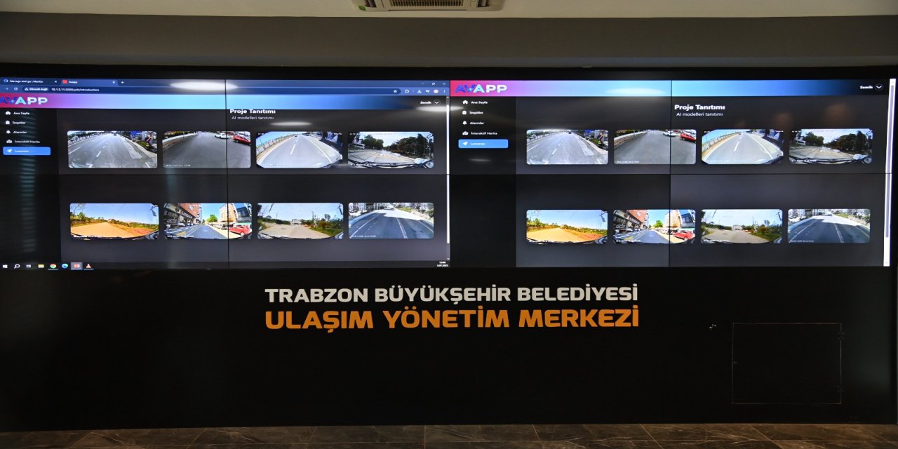 Trabzon’da Yapay Zeka Destekli Yol Bakım Projesi Başladı