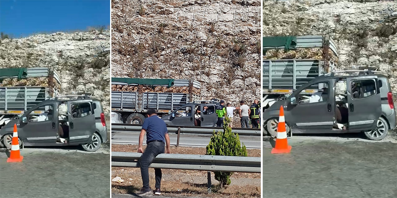 Mersin'de otoyolda TIR’a arkadan çarpan hafif ticari araçtaki 5 kişi öldü