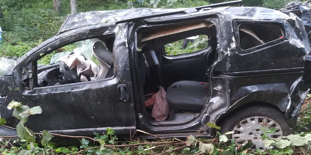 Ordu'da Hafif Ticari Araç Şarampole Yuvarlandı: Hamile Kadın İle 2 Kişi Öldü