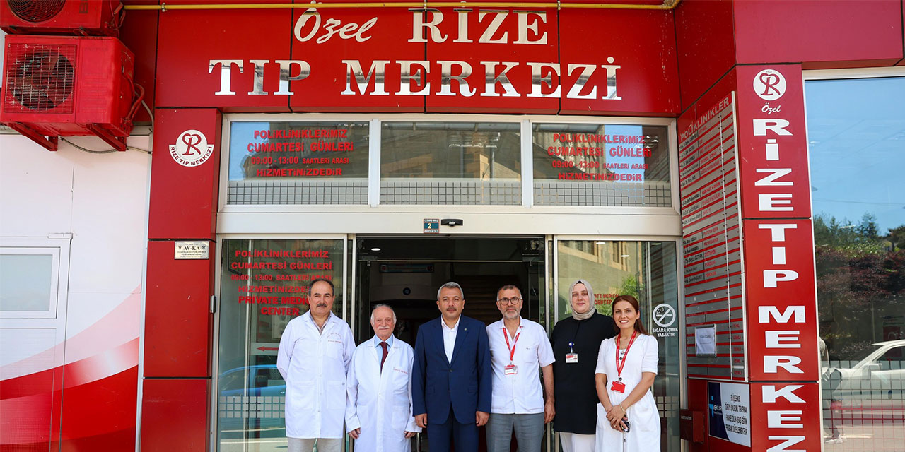 Rize Valisi Baydaş’tan Özel Rize Tıp Merkezine Ziyaret