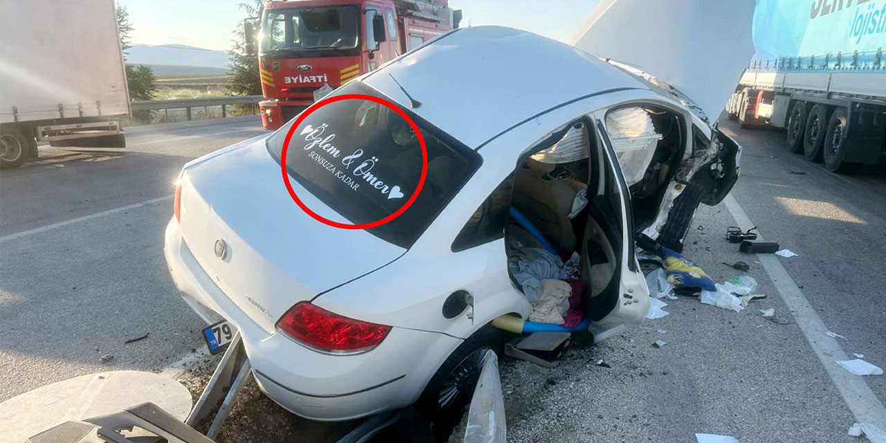 Balayından dönen üsteğmen kazada öldü