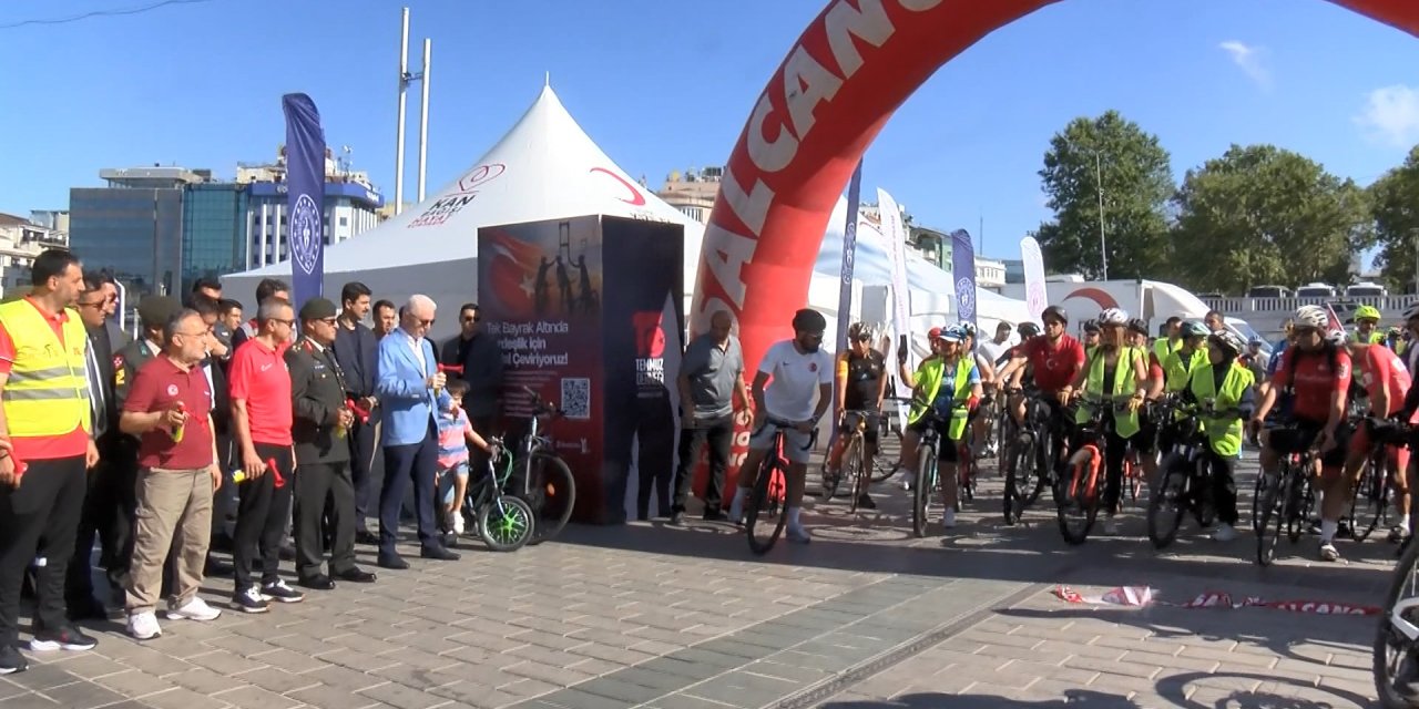 15 Temmuz Etkinlikleri Kapsamında Bisiklet Turu Düzenlendi