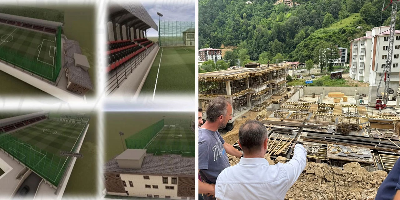 İkizdere’ye Futbol Sahası ve Hizmet Binası Yapılıyor