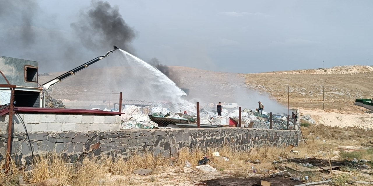 Gaziantep’te geri dönüşüm fabrikasında yangın