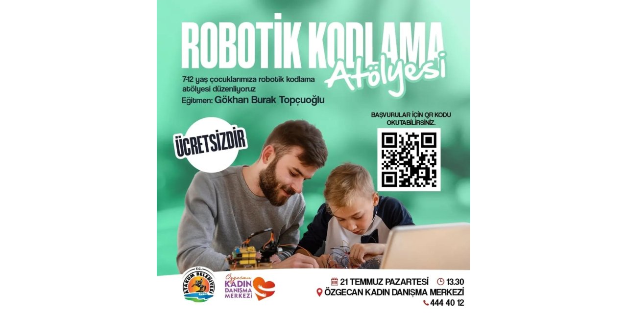 Atakum’da Çocuklara Yönelik Robotik Kodlama Atölyesi