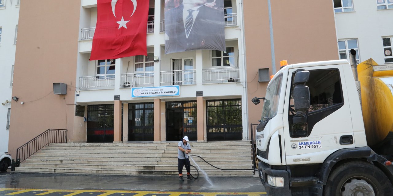 Küçükçekmece'de Okullar Yeni Eğitim Dönemine Hazırlanıyor