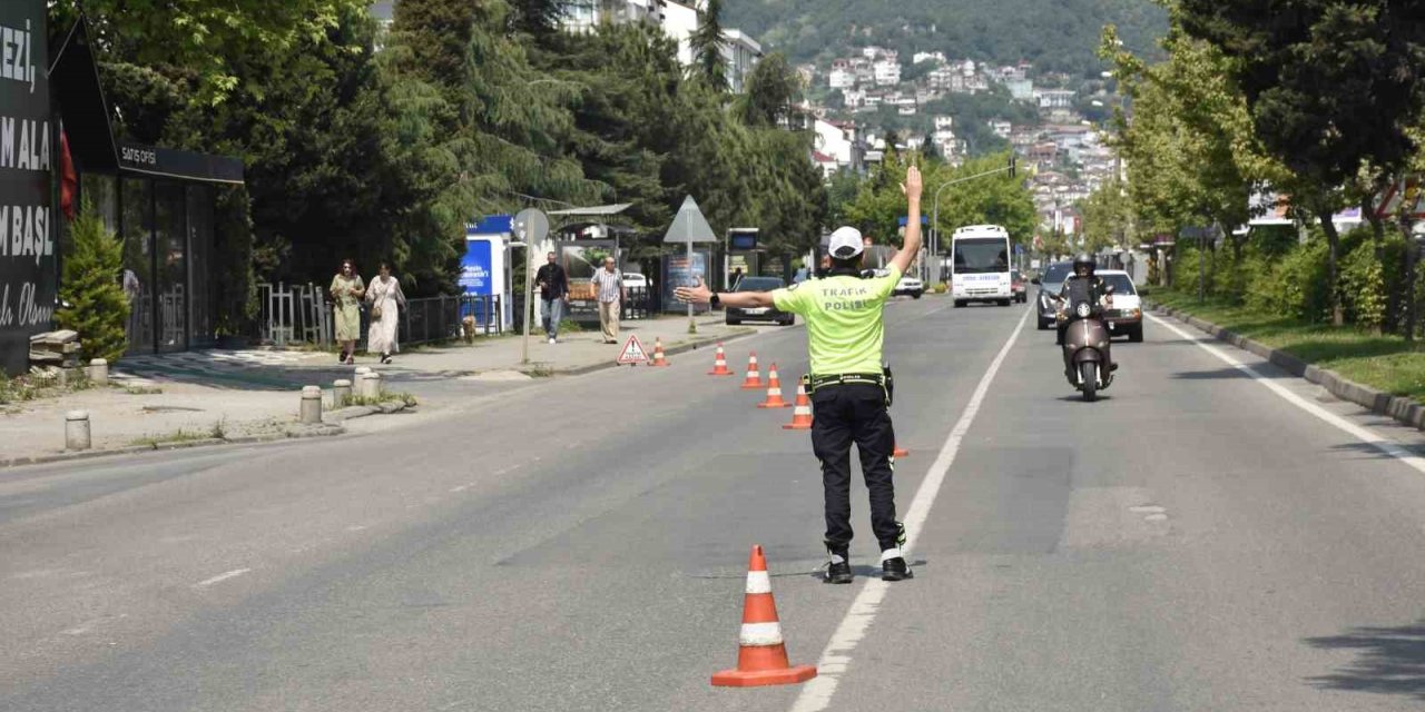 Ordu’da bir haftada 16 bin araç denetlendi