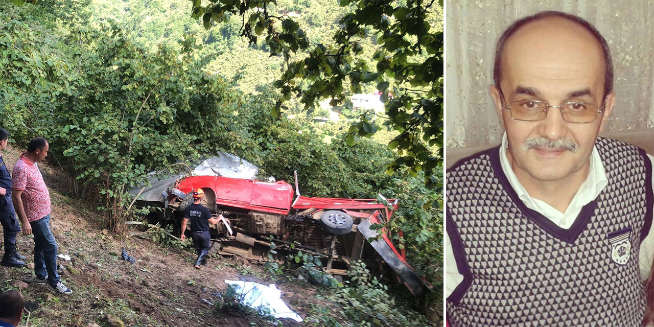 Giresun’da fındık işçilerini taşıyan araç şarampole yuvarlandı: 1 ölü, 9 yaralı