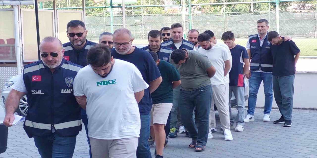Samsun merkezli 16 ilde dolandırıcılık operasyonu: 25 kişi yakalandı